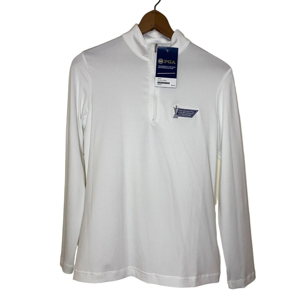 Cutter & Buck Women's 74th Senior PGA Championship Long Sleeve 1/4 Zip Mock Neck